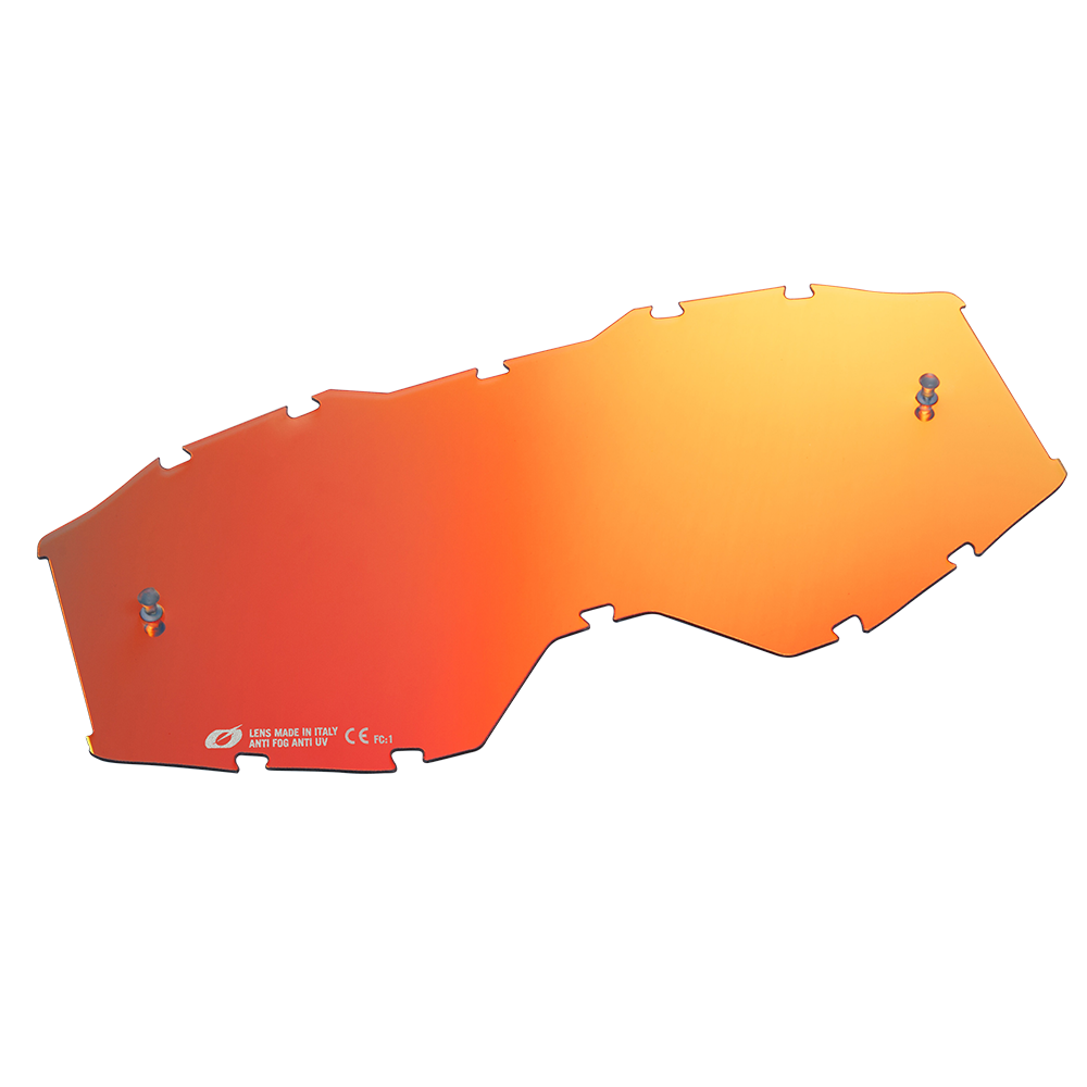 Lenti di ricambio per maschere O'Neal B-10  ROSSO RADIUM