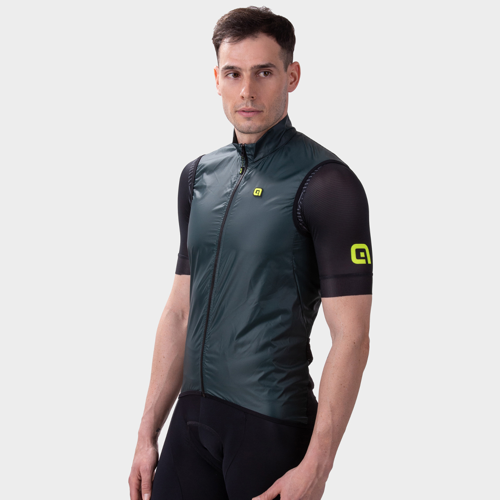 Gilet Smanicato Antivento Alè VENTO 2.0 VERDE