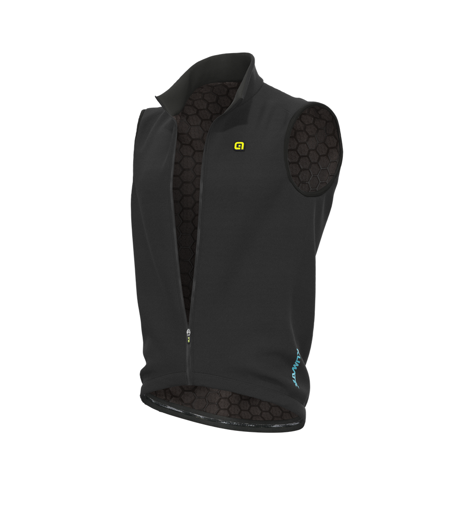 Gilet Smanicato Antipioggia Uomo Alè GRAPHENE DWR NERO