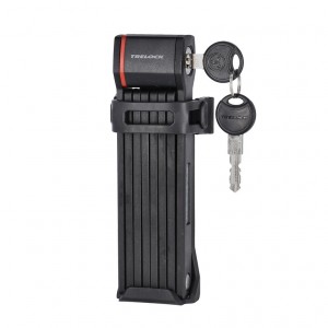 Lucchetto pieg. Trelock TWO.GO c.suppor. - FS 280/100,nero,con supporto ZF280X-Move