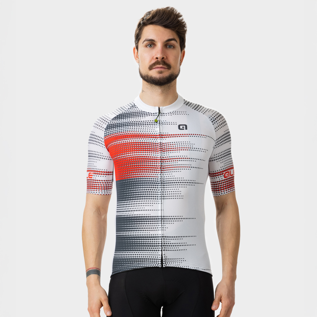 Maglia Maniche Corte Uomo Alè TURBO BIANCO