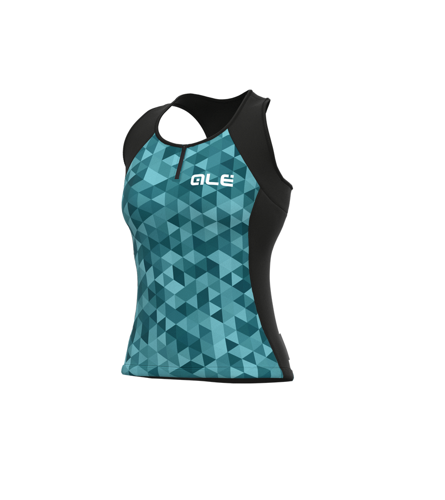 Top Donna Alè ONDA TRIANGLES TURCHESE