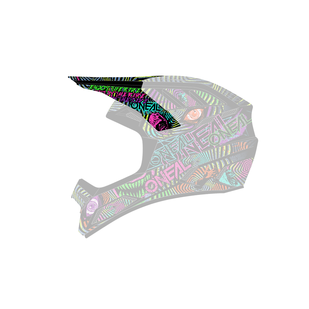 Visiera ricambio Casco MTB O'Neal BACKFLIP Riot UNICA MULTI