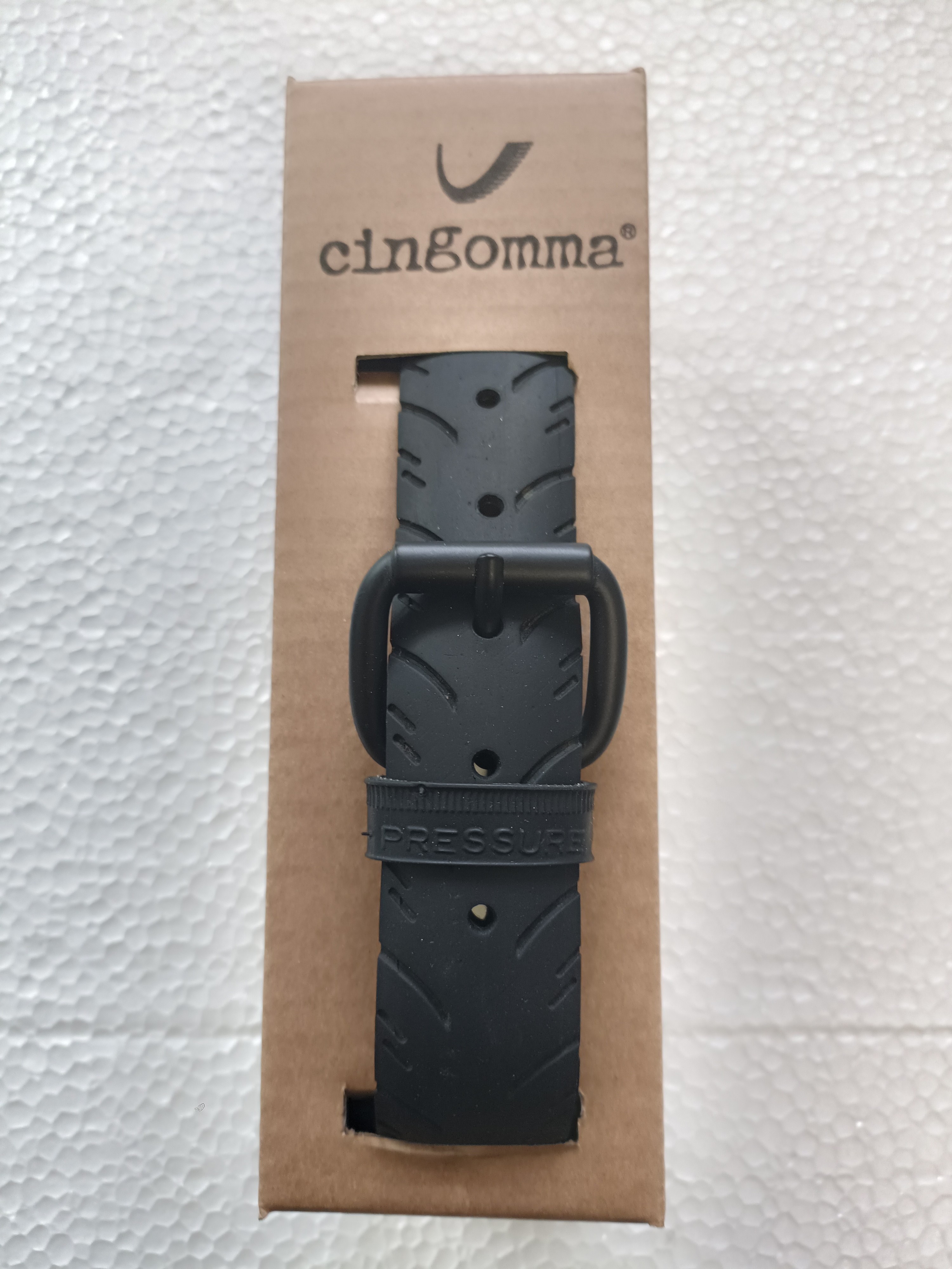 Cintura di copertone Cingomma Black  NERO