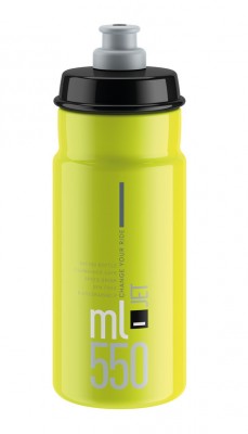 Borraccia Elite Jet - 550ml, giallo fluo/nero