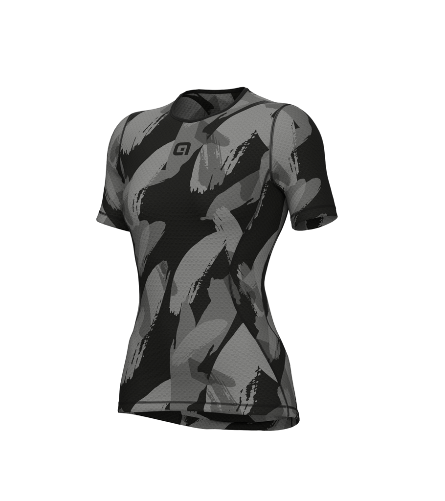 Maglia Maniche Corte Donna Alè BRUSH LADY NERO