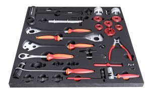 Chiave con perni Unior - rosso, 2,3 e 2,8mm - 253/2DP-US