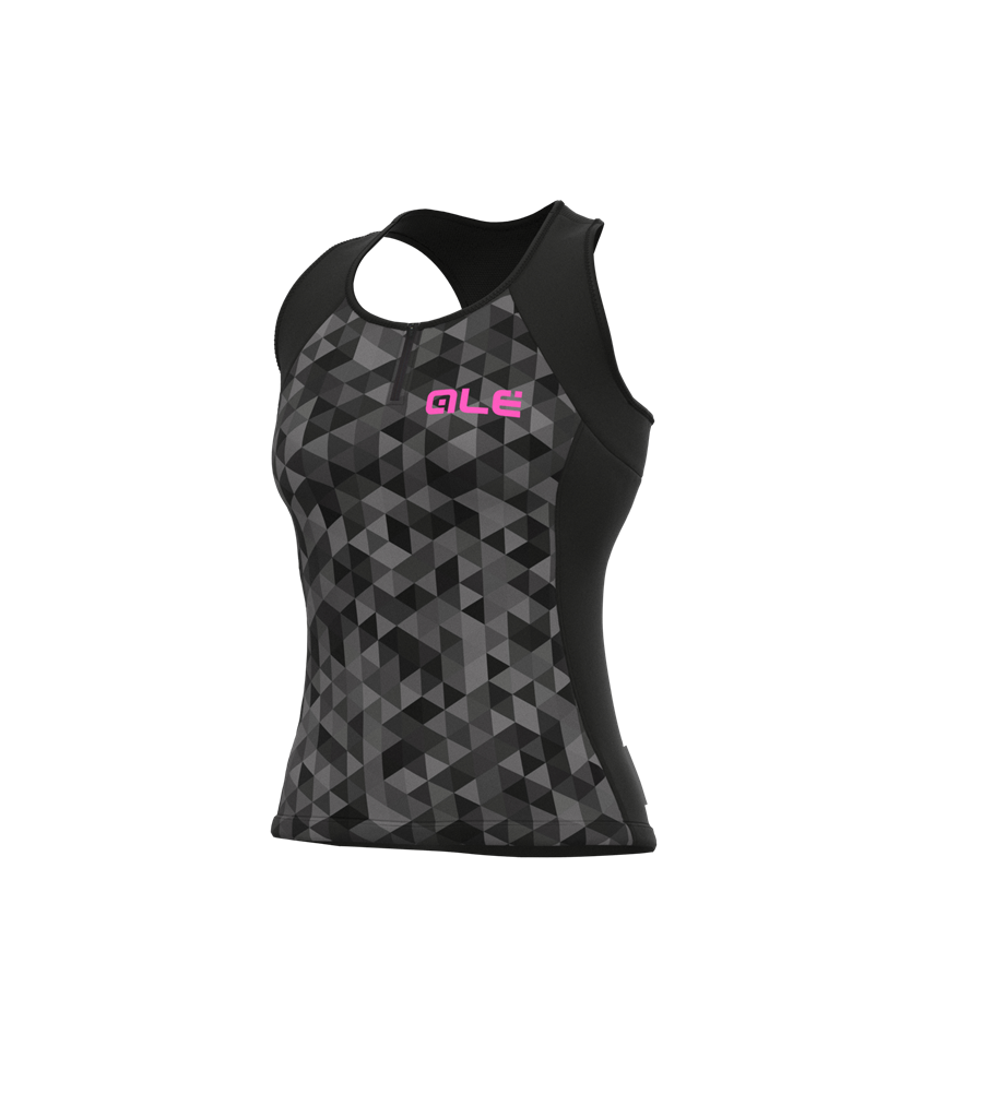 Top Donna Alè ONDA TRIANGLES NERO