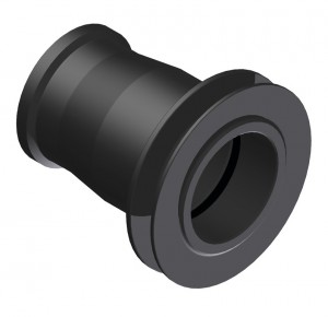 RP-adattatore DT Swiss 12 mm TA - links, schwarz,12 mm TA,HWAXXX00S2763S