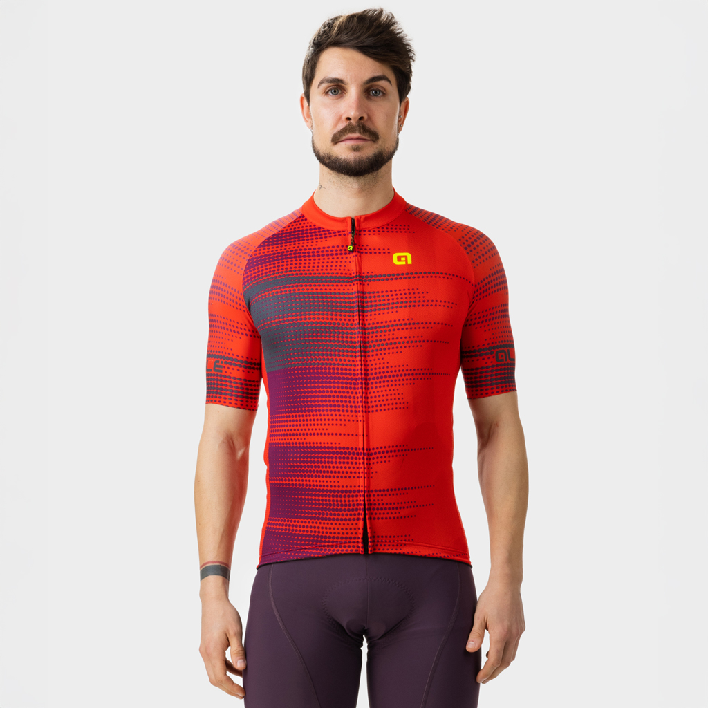 Maglia Maniche Corte Uomo Alè TURBO ROSSO