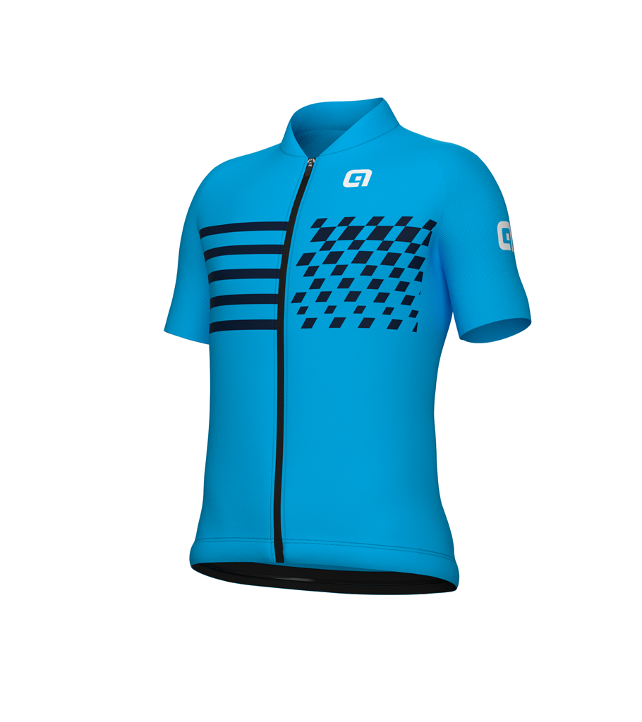 Maglia Maniche Corte Bambino Alè PLAY KIDS AZZURRO