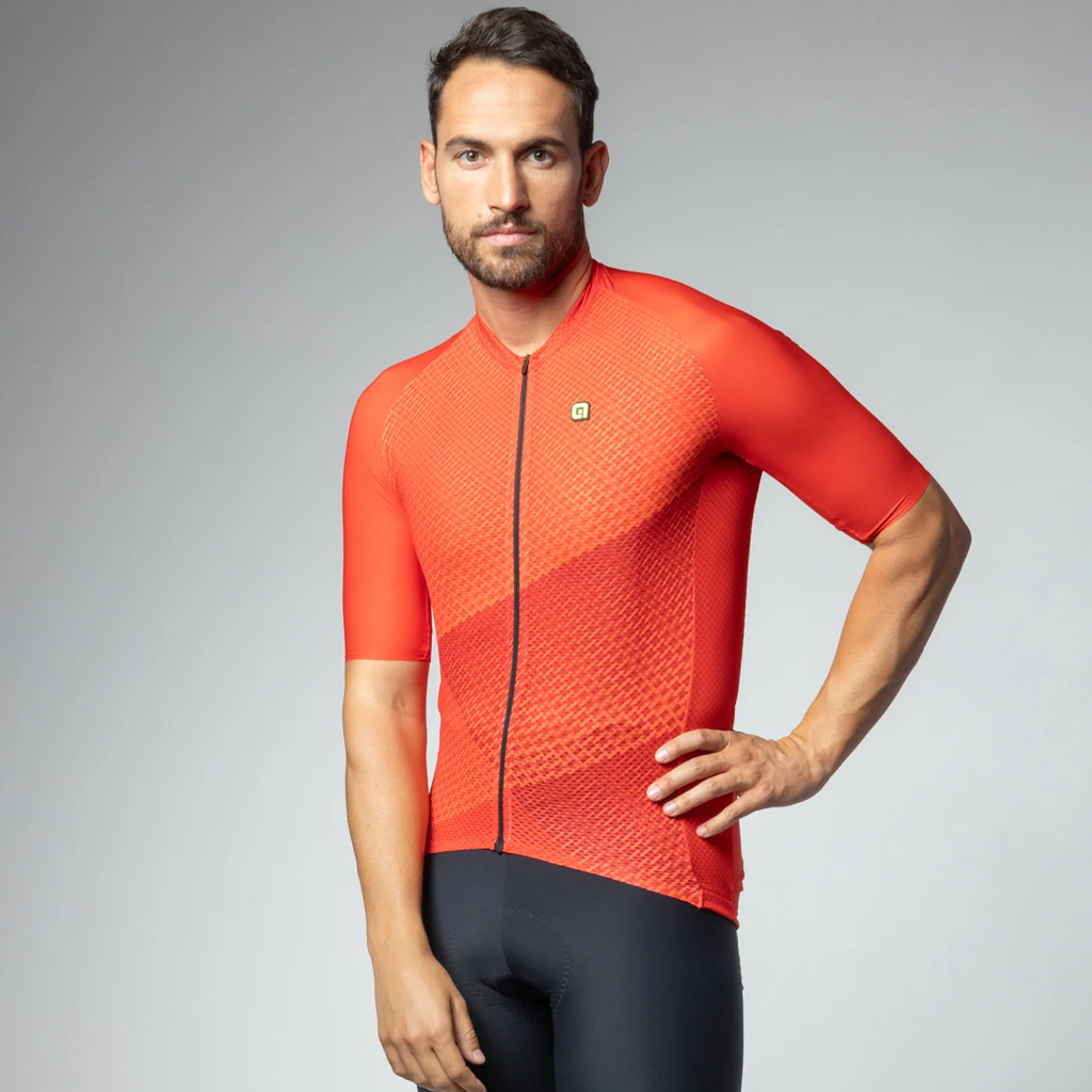 Maglia Maniche Corte Uomo Alè WEB ROSSO