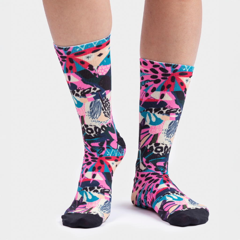 Calzino Alè KENYA ROSA FLUO