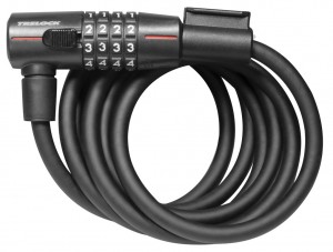 Lucc.spirale con cifre Trlk.180cm Ø10mm - SK 210/180/10nero con supporto ZK 234