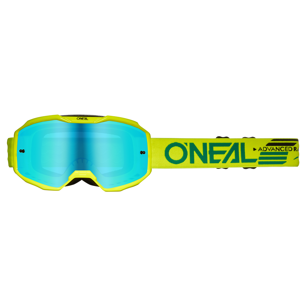 Maschera O'Neal B10 SOLID UNICA GIALLO NEON / BLU RADIUM
