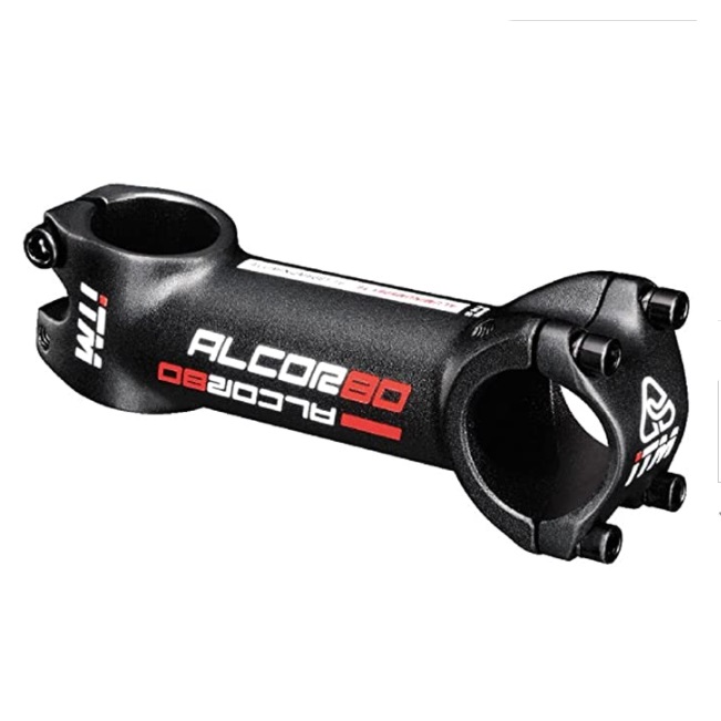 A-Head Stem ITM Alcor 80 Alu 6061 - Allum.nero,1 1/8