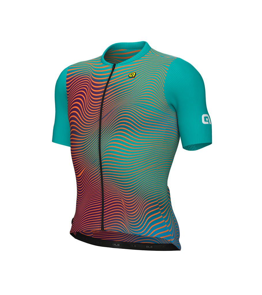 Maglia Maniche Corte Uomo Alè ONDA VERDE SMERALDO