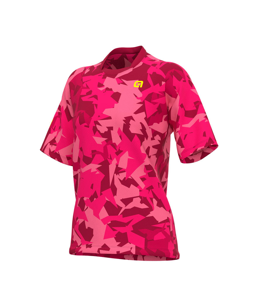 Maglia MTB Maniche Corte Donna Alè CORNER LADY ROSA