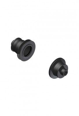 Kit conv. DT Swiss mozzo RA 100/5mm QR - ROCL DBCL nero opaco