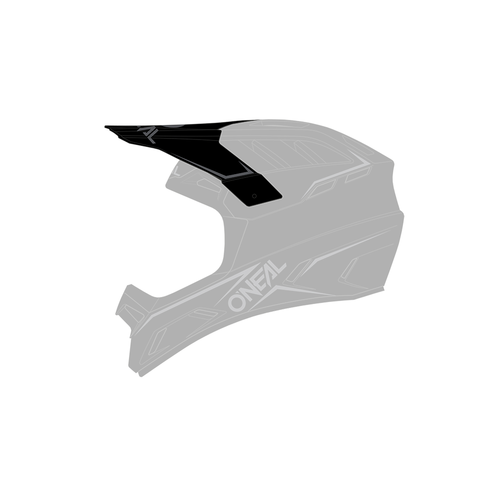 Visiera ricambio Casco MTB O'Neal BACKFLIP Solid UNICA BLACK