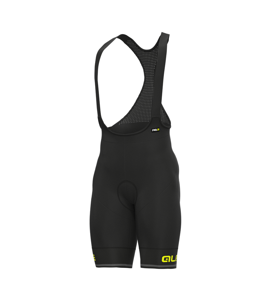 Salopette Uomo Alè SELLA PLUS NERO-GIALLO FLUO