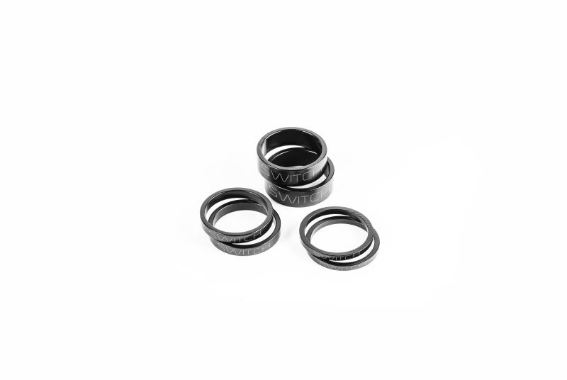 Distanziali Alluminio diametro 28,6mm. NERO