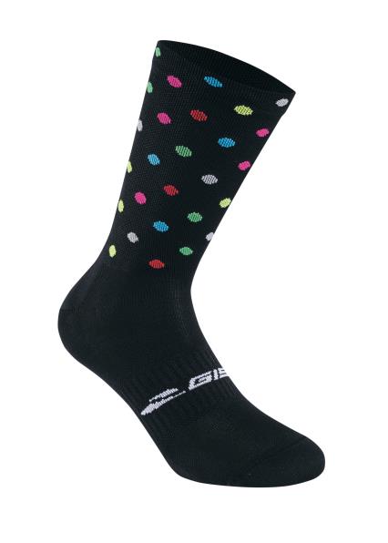 Calzino GIST Q-SKIN Pois NERO COLOR