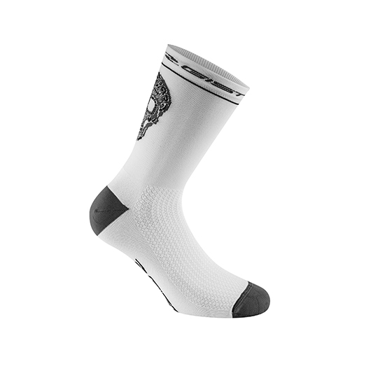 Calzino Gist Skull BIANCO - GRIGIO